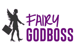 the logo for fairy godboss.