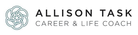 the logo for the allson task career and life coach.