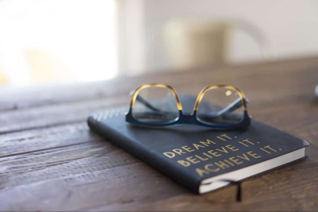 Reading Glasses on a book