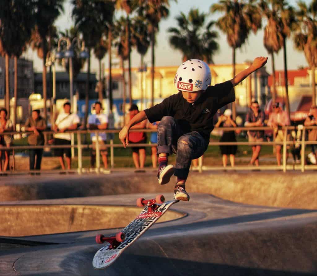Personal Development kid skateboarding with Personal Development
